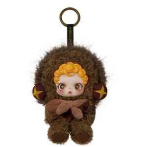 POP MART You Found Me! Skull Panda Plush Doll Pendant Sneaky Chestnut